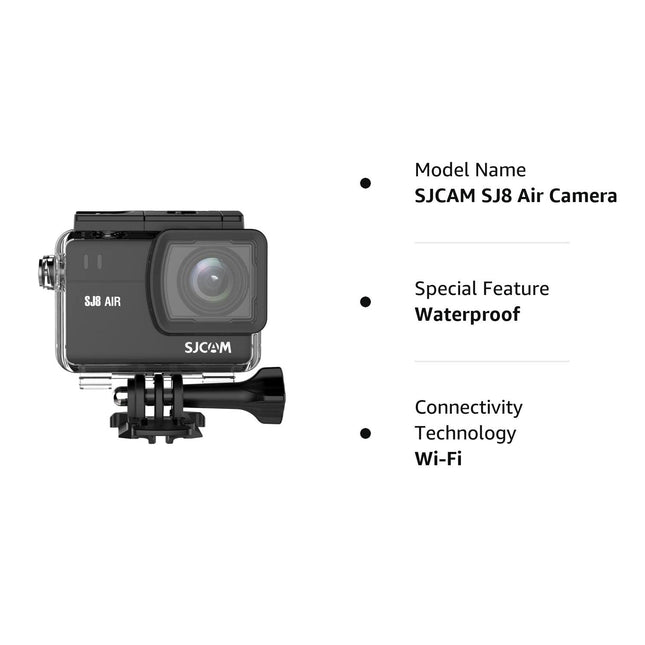 SJ4000 SD3H-2 4K 30FPS WiFi Action Camera Ultra HD Extreme Sports DV Camera  with Waterproof Case - Black Wholesale
