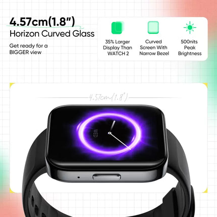 realme Watch 3 - 1.8 inch Horizon Curved Display with Bluetooth Calling Smartwatch