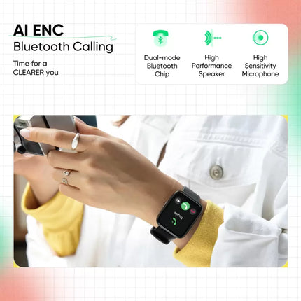 realme Watch 3 - 1.8 inch Horizon Curved Display with Bluetooth Calling Smartwatch